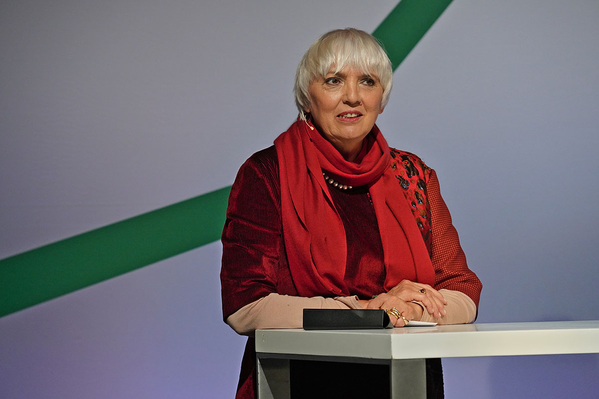 Aufsichtsratsvorsitzende der KBB und Kulturstaatsministerin Claudia Roth (Grüne)